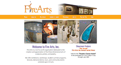 Desktop Screenshot of fireartsinc.com